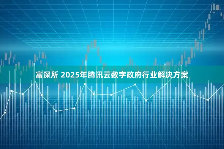 富深所 2025年腾讯云数字政府行业解决方案