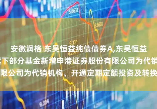安徽润格 东吴恒益纯债债券A,东吴恒益纯债债券C: 关于旗下部分基金新增申港证券股份有限公司为代销机构、开通定期定额投资及转换业务的公告
